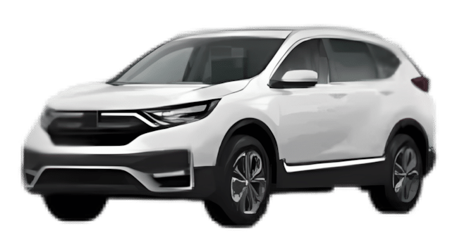 Asian Vehicle In Louisville, KY At Barnes Auto Service. A white modern SUV with sleek lines, black accents, and alloy wheels, viewed from the front left side against a plain background.