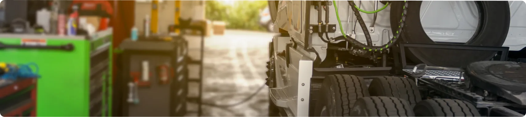 a close up of a truck